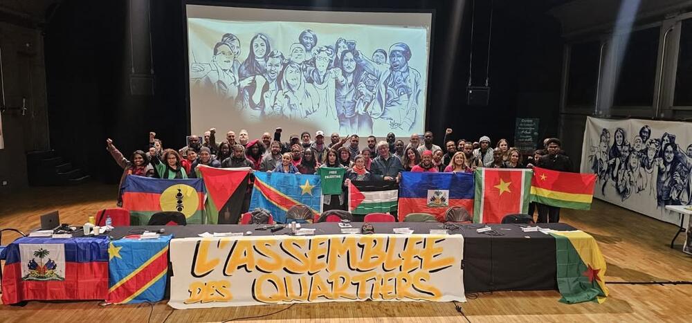 Photo de groupe de la première université d'automne à Pantin, octobre 2024