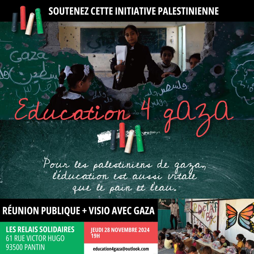 Affiche Education4Gaza